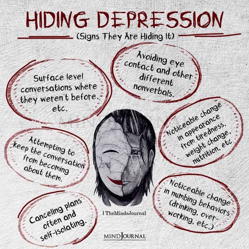 hidden depression signs
